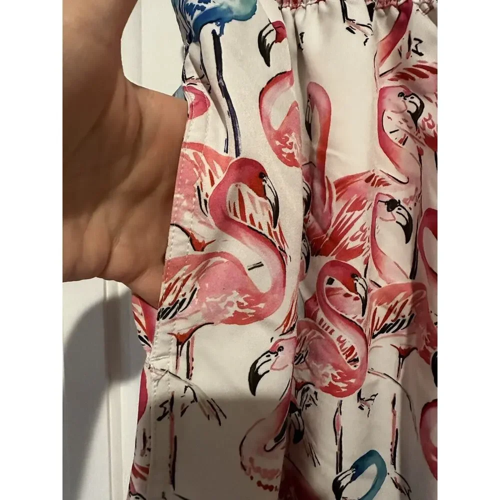 Crown And Ivy Swim Trunks Pink Flamingo Men’s Size XL Shorts